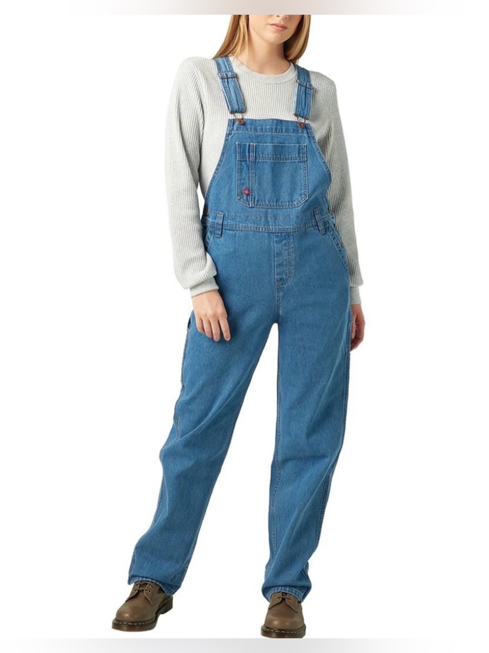 NWT Dickies Womens Denim Bib Overalls Carpenter